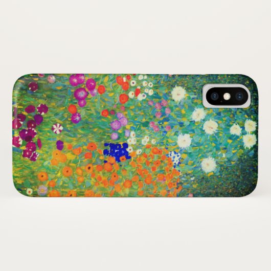 Gustav Klimt Flower Garden Case-Mate iPhone Case (Achterkant (horizontaal))