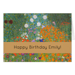 Gustav Klimt Flower Garden Cottage Natuur