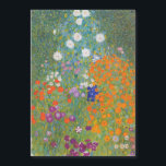 Gustav Klimt Flower Garden Cottage Natuur<br><div class="desc">Een prachtig tuinschilderij - dit is een klassiek schilderij van Gustav Klimt,  genaamd Cottage Garden,  of Bauergarten,  1907,  dat is een close-up van een bloementuin,  een kleurrijk bloemschilderij.</div>