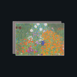 Gustav Klimt Flower Garden Cottage Natuur Automagneet<br><div class="desc">Een prachtig tuinschilderij - dit is een klassiek schilderij van Gustav Klimt,  genaamd Cottage Garden,  of Bauergarten,  1907,  dat is een close-up van een bloementuin,  een kleurrijk bloemschilderij.</div>