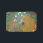 Gustav Klimt Flower Garden Cottage Natuur Badmat<br><div class="desc">Een prachtig tuinschilderij - dit is een klassiek schilderij van Gustav Klimt,  genaamd Cottage Garden,  of Bauergarten,  1907,  dat is een close-up van een bloementuin,  een kleurrijk bloemschilderij.</div>