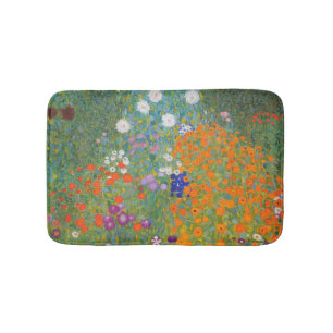 Gustav Klimt Flower Garden Cottage Natuur Badmat
