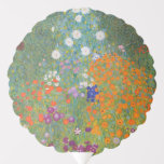 Gustav Klimt Flower Garden Cottage Natuur Ballon<br><div class="desc">Een prachtig tuinschilderij - dit is een klassiek schilderij van Gustav Klimt,  genaamd Cottage Garden,  of Bauergarten,  1907,  dat is een close-up van een bloementuin,  een kleurrijk bloemschilderij.</div>