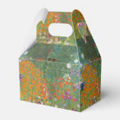 Gustav Klimt Flower Garden Cottage Natuur Bedankdoosjes (Achterkant)