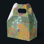 Gustav Klimt Flower Garden Cottage Natuur Bedankdoosjes<br><div class="desc">Een prachtig tuinschilderij - dit is een klassiek schilderij van Gustav Klimt,  genaamd Cottage Garden,  of Bauergarten,  1907,  dat is een close-up van een bloementuin,  een kleurrijk bloemschilderij.</div>
