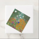 Gustav Klimt Flower Garden Cottage Natuur Bedankjes Labels<br><div class="desc">Een prachtig tuinschilderij - dit is een klassiek schilderij van Gustav Klimt,  genaamd Cottage Garden,  of Bauergarten,  1907,  dat is een close-up van een bloementuin,  een kleurrijk bloemschilderij.</div>