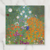 Gustav Klimt Flower Garden Cottage Natuur Bedankjes Labels (Voorkant)