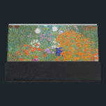 Gustav Klimt Flower Garden Cottage Natuur Bureau Visitekaartjeshouders<br><div class="desc">Een prachtig tuinschilderij - dit is een klassiek schilderij van Gustav Klimt,  genaamd Cottage Garden,  of Bauergarten,  1907,  dat is een close-up van een bloementuin,  een kleurrijk bloemschilderij.</div>