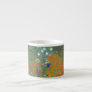 Gustav Klimt Flower Garden Cottage Natuur Espresso Kop