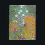 Gustav Klimt Flower Garden Cottage Natuur Fleece Deken<br><div class="desc">Een prachtig tuinschilderij - dit is een klassiek schilderij van Gustav Klimt,  genaamd Cottage Garden,  of Bauergarten,  1907,  dat is een close-up van een bloementuin,  een kleurrijk bloemschilderij.</div>