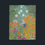 Gustav Klimt Flower Garden Cottage Natuur Fleece Deken<br><div class="desc">Een prachtig tuinschilderij - dit is een klassiek schilderij van Gustav Klimt,  genaamd Cottage Garden,  of Bauergarten,  1907,  dat is een close-up van een bloementuin,  een kleurrijk bloemschilderij.</div>