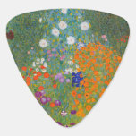 Gustav Klimt Flower Garden Cottage Natuur Gitaar Plectrum<br><div class="desc">Een prachtig tuinschilderij - dit is een klassiek schilderij van Gustav Klimt,  genaamd Cottage Garden,  of Bauergarten,  1907,  dat is een close-up van een bloementuin,  een kleurrijk bloemschilderij.</div>