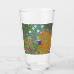 Gustav Klimt Flower Garden Cottage Natuur Glas<br><div class="desc">Een prachtig tuinschilderij - dit is een klassiek schilderij van Gustav Klimt,  genaamd Cottage Garden,  of Bauergarten,  1907,  dat is een close-up van een bloementuin,  een kleurrijk bloemschilderij.</div>