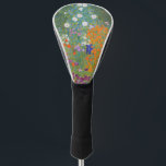 Gustav Klimt Flower Garden Cottage Natuur Golfheadcover<br><div class="desc">Een prachtig tuinschilderij - dit is een klassiek schilderij van Gustav Klimt,  genaamd Cottage Garden,  of Bauergarten,  1907,  dat is een close-up van een bloementuin,  een kleurrijk bloemschilderij.</div>