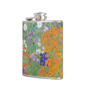 Gustav Klimt Flower Garden Cottage Natuur Heupfles (Links)