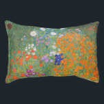 Gustav Klimt Flower Garden Cottage Natuur Hondenbed<br><div class="desc">Een prachtig tuinschilderij - dit is een klassiek schilderij van Gustav Klimt,  genaamd Cottage Garden,  of Bauergarten,  1907,  dat is een close-up van een bloementuin,  een kleurrijk bloemschilderij.</div>
