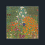 Gustav Klimt Flower Garden Cottage Natuur Hout Afdruk<br><div class="desc">Een prachtig tuinschilderij - dit is een klassiek schilderij van Gustav Klimt,  genaamd Cottage Garden,  of Bauergarten,  1907,  dat is een close-up van een bloementuin,  een kleurrijk bloemschilderij.</div>