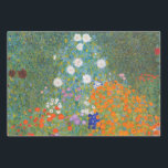 Gustav Klimt Flower Garden Cottage Natuur Inpakpapier Vel<br><div class="desc">Een prachtig tuinschilderij - dit is een klassiek schilderij van Gustav Klimt,  genaamd Cottage Garden,  of Bauergarten,  1907,  dat is een close-up van een bloementuin,  een kleurrijk bloemschilderij.</div>