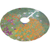 Gustav Klimt Flower Garden Cottage Natuur Kerstboom Rok (Gekanteld)