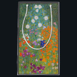 Gustav Klimt Flower Garden Cottage Natuur Klein Cadeauzakje<br><div class="desc">Een prachtig tuinschilderij - dit is een klassiek schilderij van Gustav Klimt,  genaamd Cottage Garden,  of Bauergarten,  1907,  dat is een close-up van een bloementuin,  een kleurrijk bloemschilderij.</div>