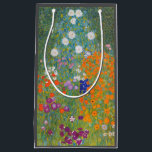 Gustav Klimt Flower Garden Cottage Natuur Klein Cadeauzakje<br><div class="desc">Een prachtig tuinschilderij - dit is een klassiek schilderij van Gustav Klimt,  genaamd Cottage Garden,  of Bauergarten,  1907,  dat is een close-up van een bloementuin,  een kleurrijk bloemschilderij.</div>