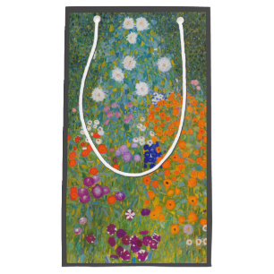 Gustav Klimt Flower Garden Cottage Natuur Klein Cadeauzakje