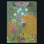 Gustav Klimt Flower Garden Cottage Natuur Klembord<br><div class="desc">Een prachtig tuinschilderij - dit is een klassiek schilderij van Gustav Klimt,  genaamd Cottage Garden,  of Bauergarten,  1907,  dat is een close-up van een bloementuin,  een kleurrijk bloemschilderij.</div>