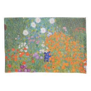 Gustav Klimt Flower Garden Cottage Natuur Kussensloop