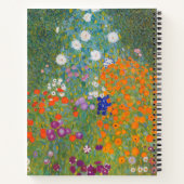 Gustav Klimt Flower Garden Cottage Natuur Notitieboek (Achterkant)