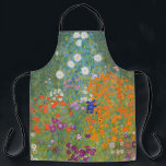 Gustav Klimt Flower Garden Cottage Natuur Schort<br><div class="desc">Een prachtig tuinschilderij - dit is een klassiek schilderij van Gustav Klimt,  genaamd Cottage Garden,  of Bauergarten,  1907,  dat is een close-up van een bloementuin,  een kleurrijk bloemschilderij.</div>