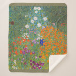 Gustav Klimt Flower Garden Cottage Natuur Sherpa Deken<br><div class="desc">Een prachtig tuinschilderij - dit is een klassiek schilderij van Gustav Klimt,  genaamd Cottage Garden,  of Bauergarten,  1907,  dat is een close-up van een bloementuin,  een kleurrijk bloemschilderij.</div>
