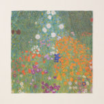 Gustav Klimt Flower Garden Cottage Natuur Sjaal<br><div class="desc">Een prachtig tuinschilderij - dit is een klassiek schilderij van Gustav Klimt,  genaamd Cottage Garden,  of Bauergarten,  1907,  dat is een close-up van een bloementuin,  een kleurrijk bloemschilderij.</div>