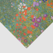 Gustav Klimt Flower Garden Cottage Natuur Tissuepapier (Detail)