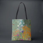 Gustav Klimt Flower Garden Cottage Natuur Tote Bag<br><div class="desc">Een prachtig tuinschilderij - dit is een klassiek schilderij van Gustav Klimt,  genaamd Cottage Garden,  of Bauergarten,  1907,  dat is een close-up van een bloementuin,  een kleurrijk bloemschilderij.</div>