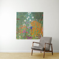 Gustav Klimt Flower Garden Cottage Natuur
