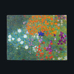 Gustav Klimt Flower Garden Deurmat<br><div class="desc">Een tuin voor huisbloemen,  zoals geschilderd door Gustav Klimt.</div>