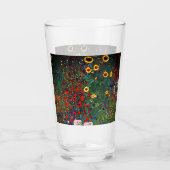 Gustav Klimt Flower Garden Glas (Voorkant)