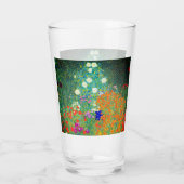 Gustav Klimt Flower Garden Glas (Achterkant)