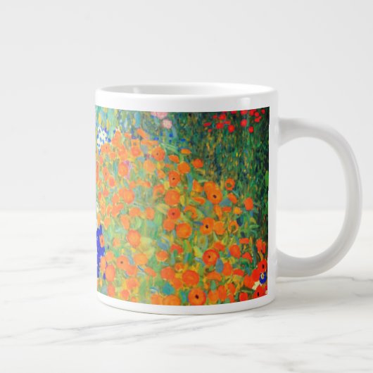Gustav Klimt Flower Garden Grote Koffiekop (Rechts)