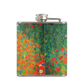 Gustav Klimt Flower Garden Heupfles (Achterkant)