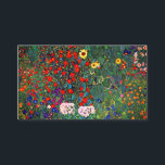 Gustav Klimt Flower Garden Informatiekaartje<br><div class="desc">Kaarten van de behuizing met het Boerderij van de olieverf van Gustav Klimt Garden met zonnebloemen (1907). Een prachtige tuin van zonnebloemen en voortreffelijke blauwe,  rode,  paarse,  roze en witte bloemen. Een groot geschenk voor fans van Art Nouveau en Oostenrijkse kunst.</div>