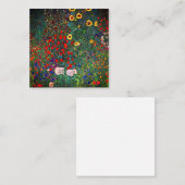 Gustav Klimt Flower Garden Informatiekaartje (Voorkant / Achterkant)