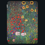 Gustav Klimt Flower Garden iPad Air Cover<br><div class="desc">iPad Air Cover met Boerderij van het olieverf van Gustav Klimt Garden met zonnebloemen (1907). Een prachtige tuin van zonnebloemen en voortreffelijke blauwe,  rode,  paarse,  roze en witte bloemen. Een groot geschenk voor fans van Art Nouveau en Oostenrijkse kunst.</div>