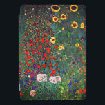 Gustav Klimt Flower Garden iPad Pro Cover<br><div class="desc">iPad-bedekking met Boerderij van olieverf van Gustav Klimt Garden met zonnebloemen (1907). Een prachtige tuin van zonnebloemen en voortreffelijke blauwe,  rode,  paarse,  roze en witte bloemen. Een groot geschenk voor fans van Art Nouveau en Oostenrijkse kunst.</div>