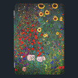 Gustav Klimt Flower Garden iPad Pro Cover<br><div class="desc">iPad-bedekking met Boerderij van olieverf van Gustav Klimt Garden met zonnebloemen (1907). Een prachtige tuin van zonnebloemen en voortreffelijke blauwe,  rode,  paarse,  roze en witte bloemen. Een groot geschenk voor fans van Art Nouveau en Oostenrijkse kunst.</div>