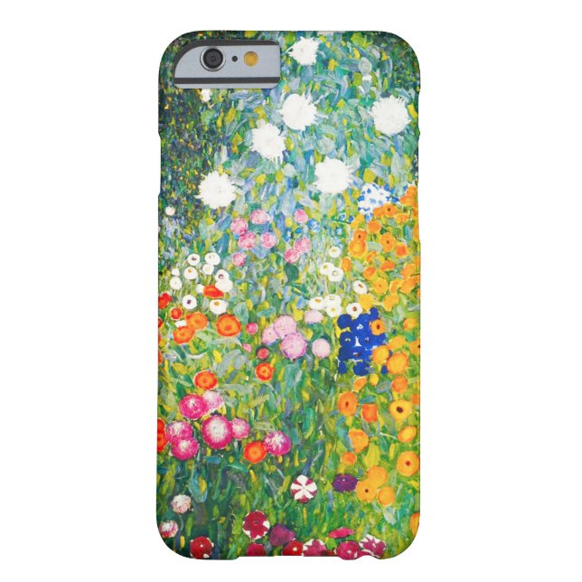 Gustav Klimt Flower Garden iPhone 6 hoesje (Achterkant)