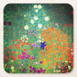 Gustav Klimt Flower Garden Kartonnen Onderzetters<br><div class="desc">Papieren Onderzetters met olieverfschilderij van Gustav Klimt Flower Garden (1906). Een prachtige tuin van paarse,  rode,  witte,  blauwe en oranje bloemen. Een groot geschenk voor fans van Art Nouveau en Oostenrijkse kunst.</div>