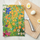 Gustav Klimt Flower Garden Kitchen Towel Theedoek (Quarter Fold)
