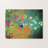 Gustav Klimt Flower Garden Legpuzzel (Horizontaal)