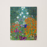 Gustav Klimt Flower Garden Legpuzzel<br><div class="desc">Een tuin voor huisbloemen,  zoals geschilderd door Gustav Klimt.</div>